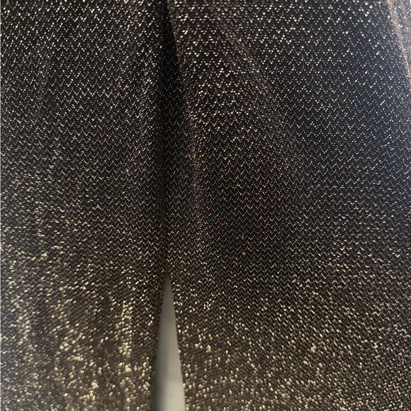 Reformation Metallic Black and Gold Maxi Knit Dress Small - Picture 9 of 14